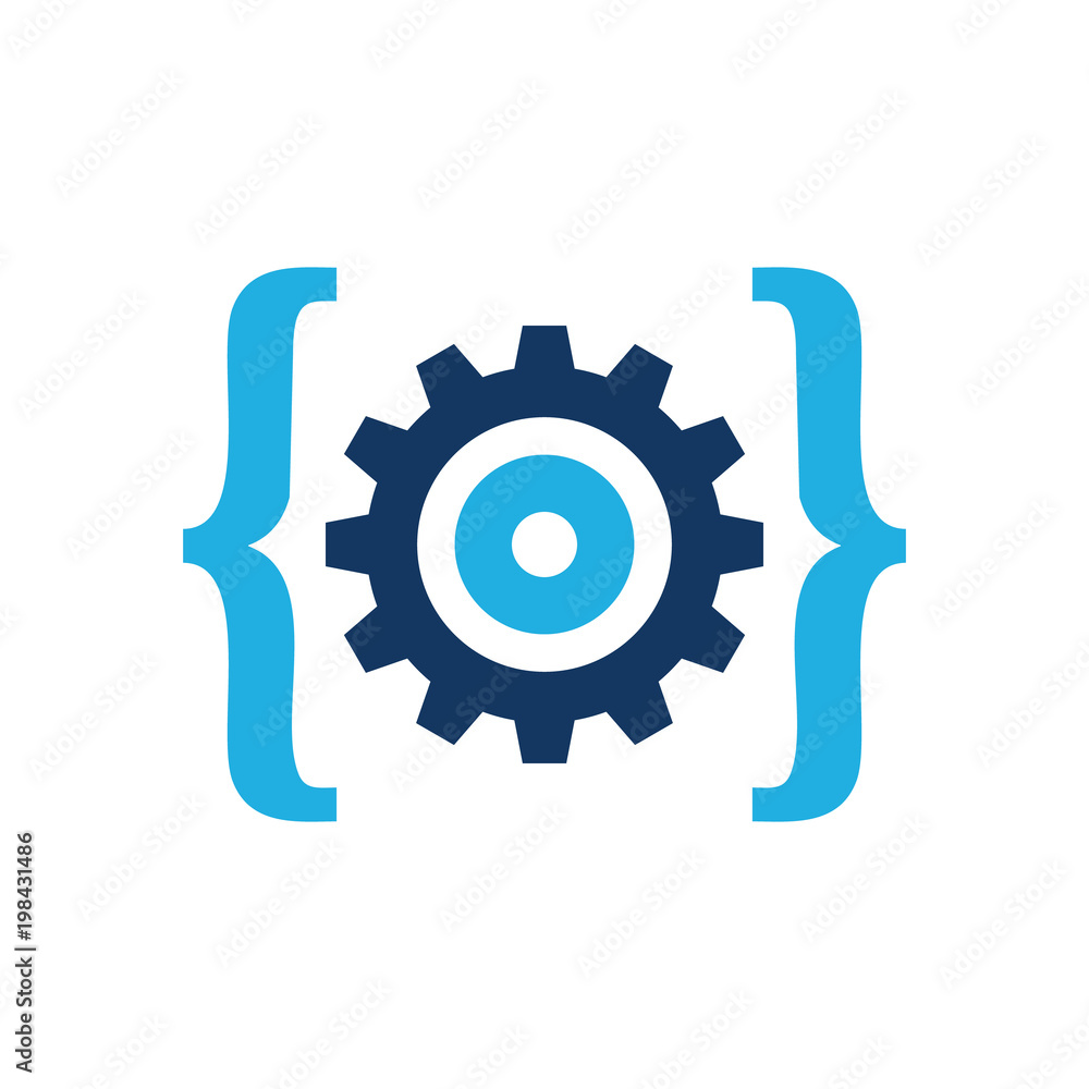 Gear Code Logo Icon Design Gear Code Logo Icon Design
