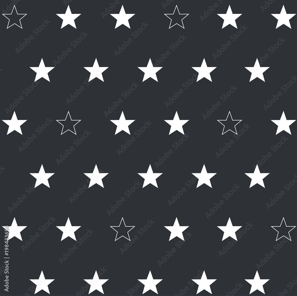 Stylish design element . White stars on a dark grey background. Stylish design element . White stars on a dark grey background.