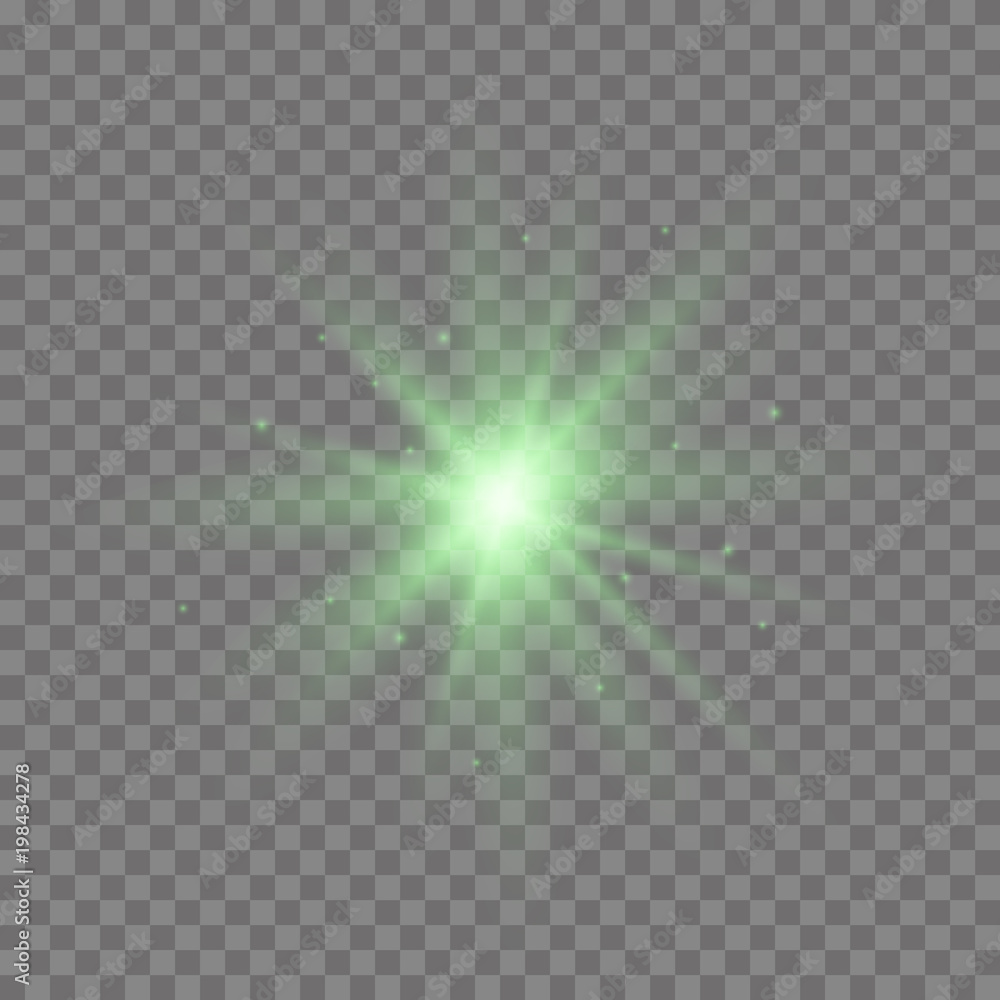 Glow light effect. Star burst with sparkles. Vector. Glow light effect. Star burst with sparkles. Vector.
