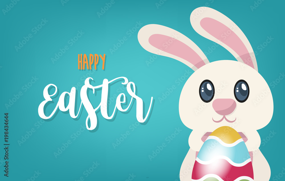 White easter rabbit. Easter Bunny White easter rabbit. Easter Bunny