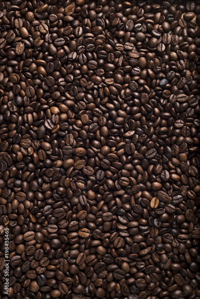 roasted coffee beans, can be used as a background roasted coffee beans, can be used as a background