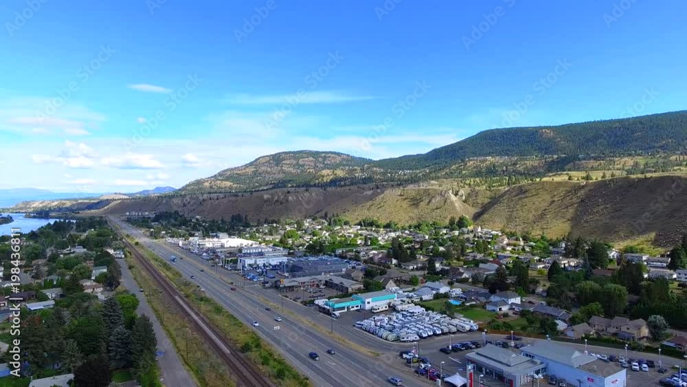 Downtown Kamloops / Thompson Glacier River BC Canada Downtown Kamloops / Thompson Glacier River BC Canada