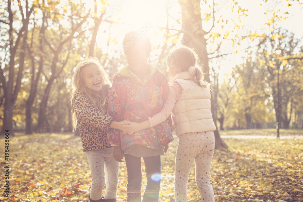Fototapeta premium Cheerful children.