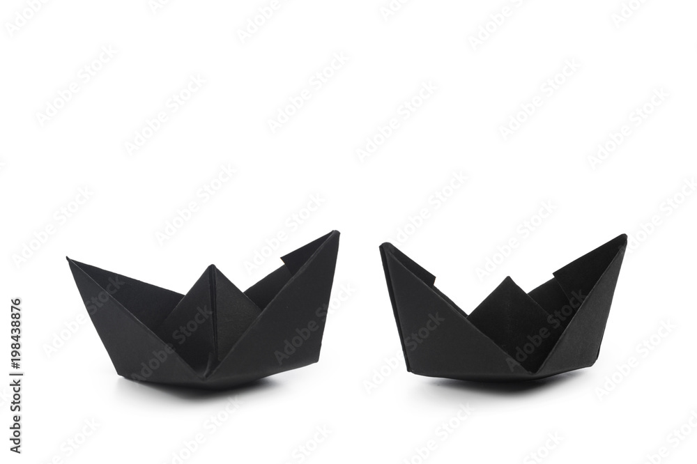 paper ships isolated on white paper ships isolated on white
