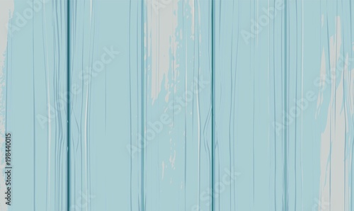 Shabby wooden blue background. Vector illustration