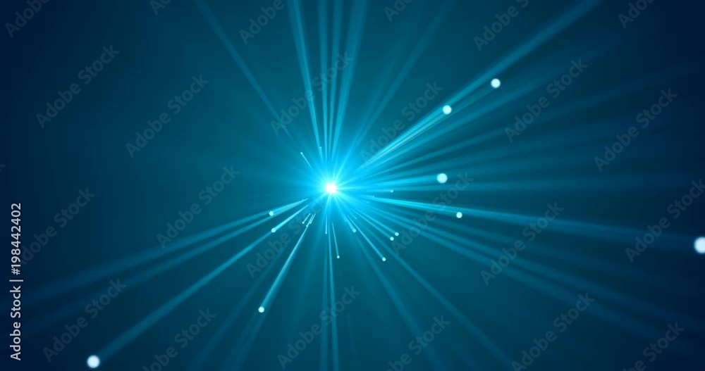 fly through futuristic tunnel with digital fiber optic Wormhole, concept of speed in modern digital technology .4k seamless loop