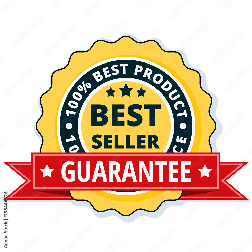 Best Seller label illustration Best Seller label illustration