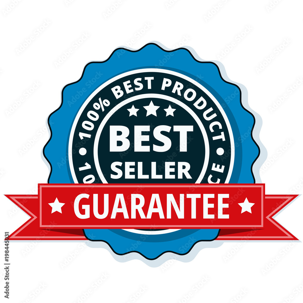 Obraz premium Best Seller label illustration