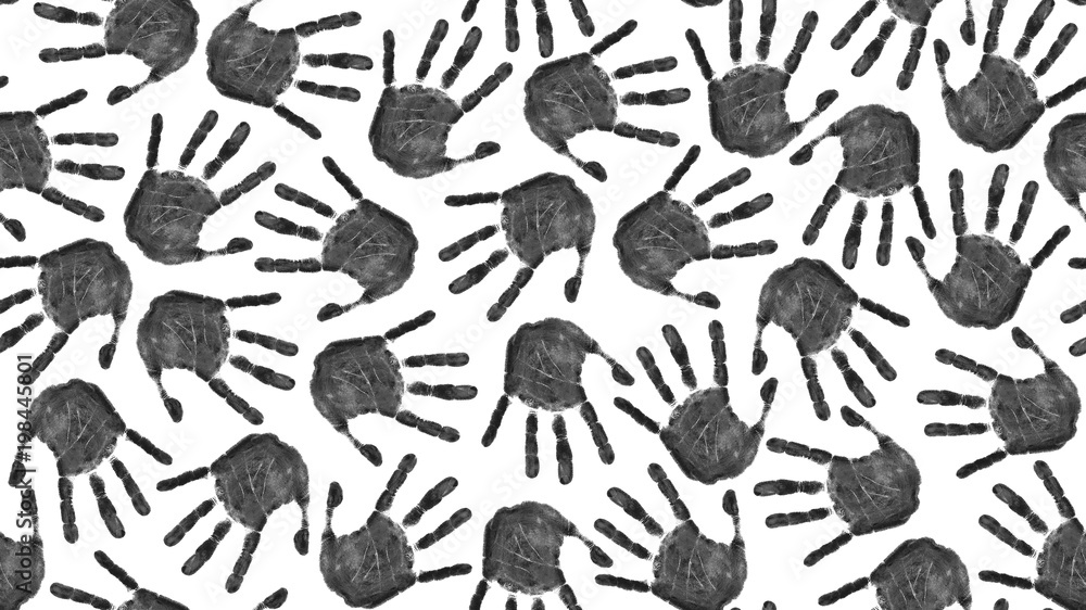 Seamless hands background