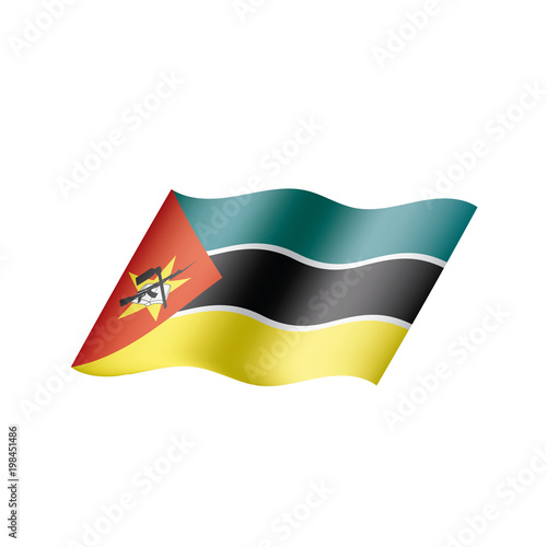 Free Download Mozambique flag, vector illustration - GFXLoad