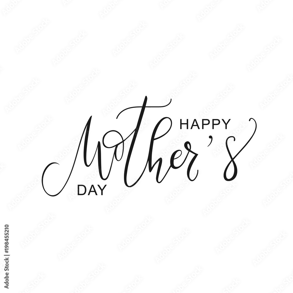 Happy Mother's day lettering Happy Mother's day lettering