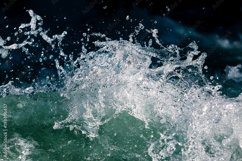 Stormy waves in the ocean as a background Stormy waves in the ocean as a background