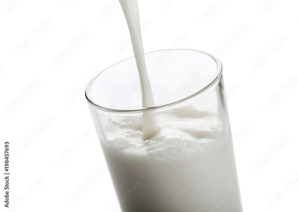 Pouring Milk in Glass Pouring Milk in Glass