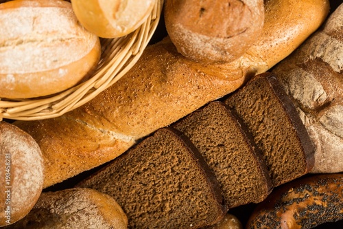 Assorted products breads