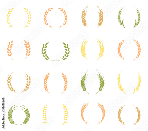 Gold laurel wreath - a symbol of the winner.
