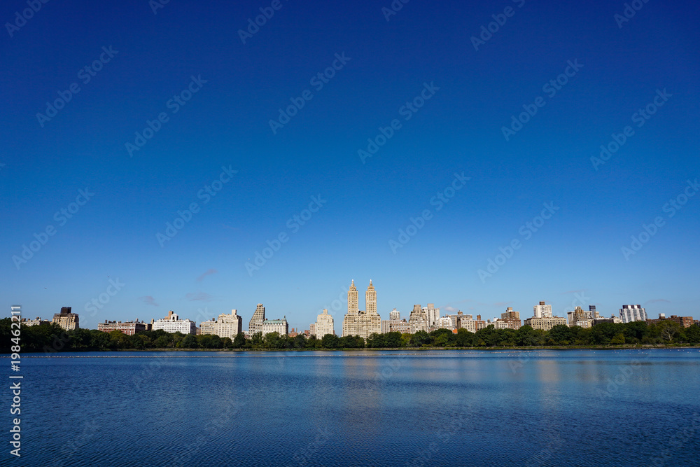 Fototapeta premium Manhattan view from Central Park
