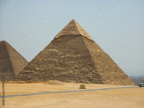 Egypt Pyramids Sand Desert Travel Sun