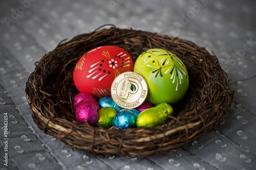 Easter peercoin coin photo