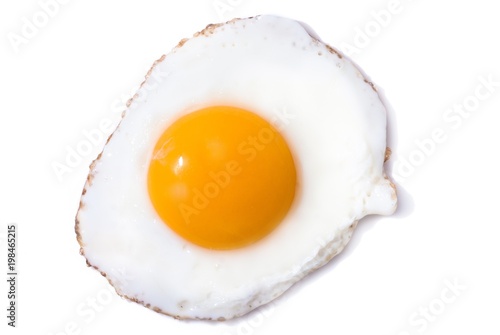 Fried yellow egg