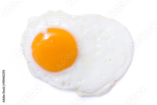 Fried yellow egg