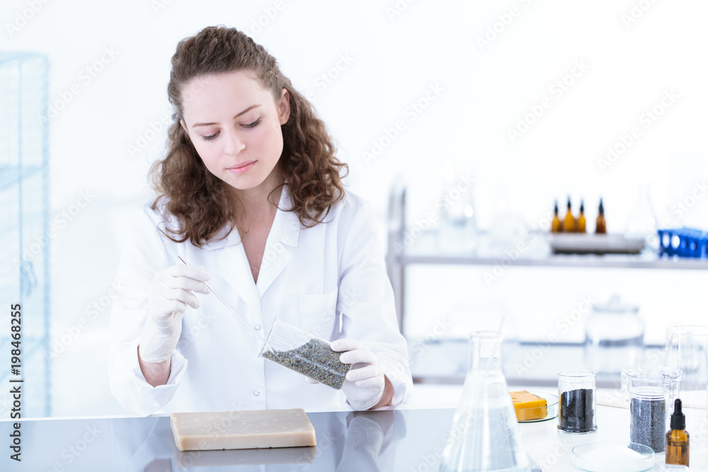 Scientist in lab