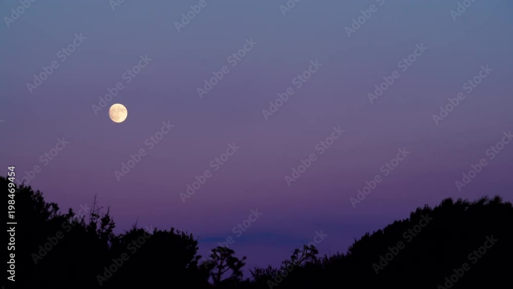 Full moon at night on dark sky moonlight 4K Full moon at night on dark sky moonlight 4K