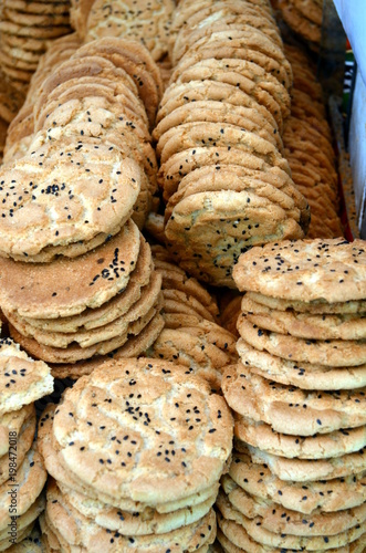 Traditional Chinese sesame biscuit