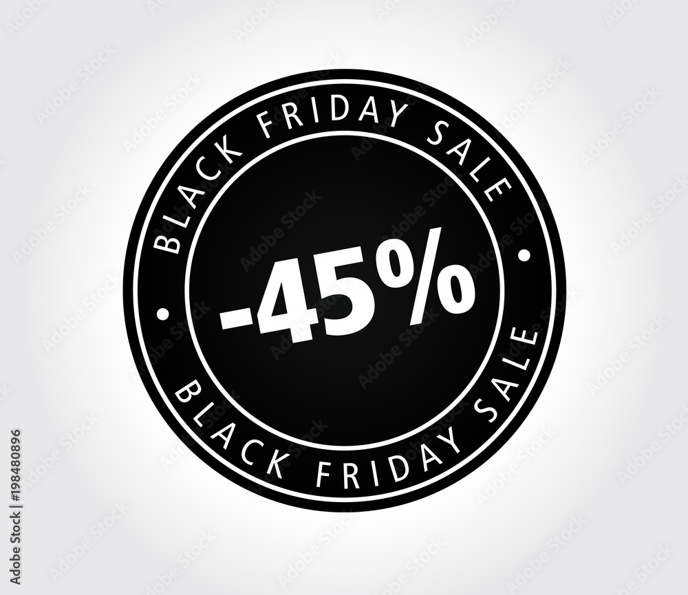 45 Black Friday Sale Design