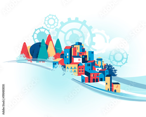 La crescita della città