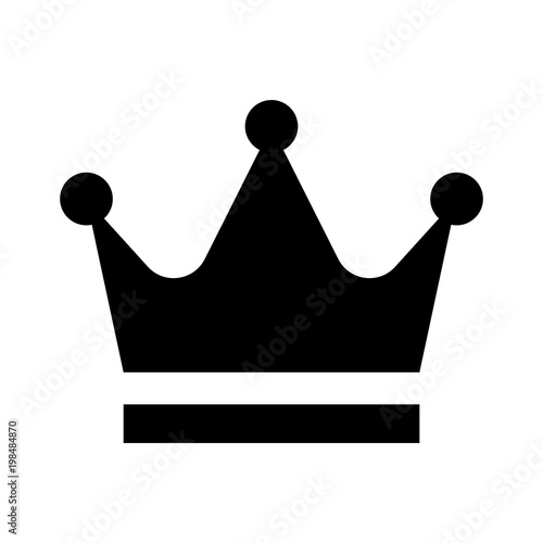 crown icon isolated vector