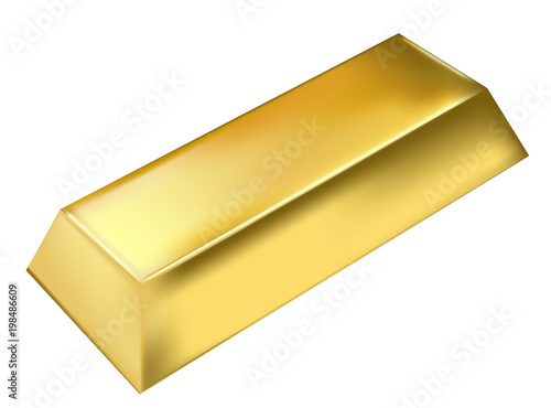 gold bar vector