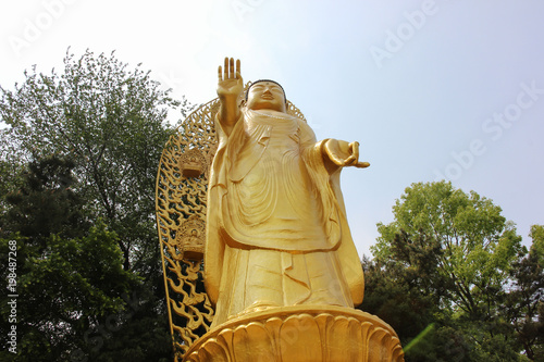 Golden Buddha  Suwon  Korea