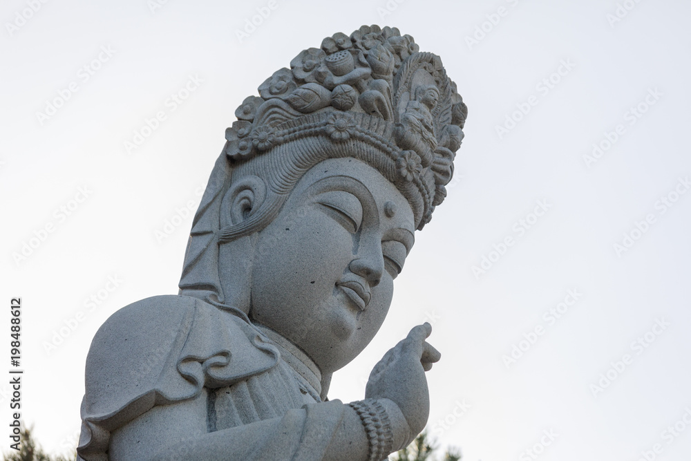 Buddha statue at Haedong Yonggungsa Temple in Busan Buddha statue at Haedong Yonggungsa Temple in Busan