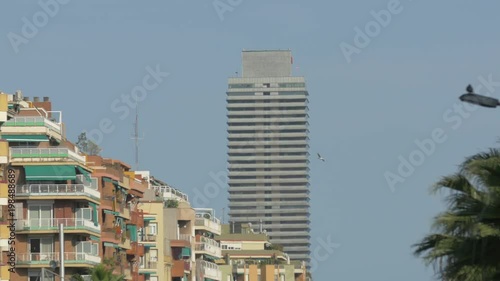 Mapfre Tower in Port Olimpic, Barcelona photo