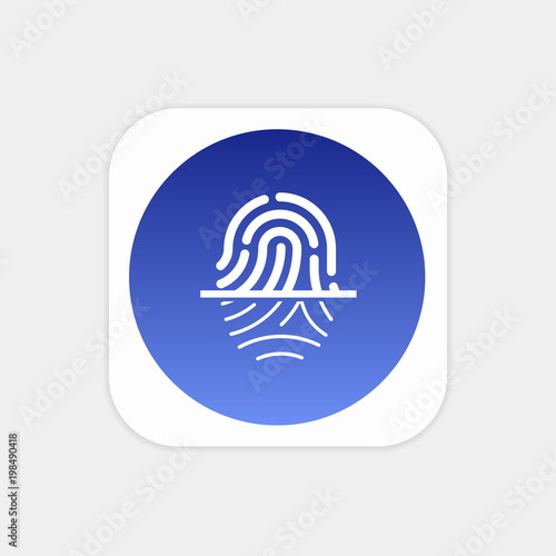 Modern Push Button Monogram