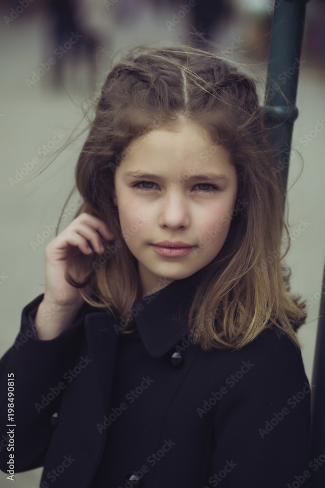 Little girl portrait. Beauty face girl. Little girl portrait. Beauty face girl.