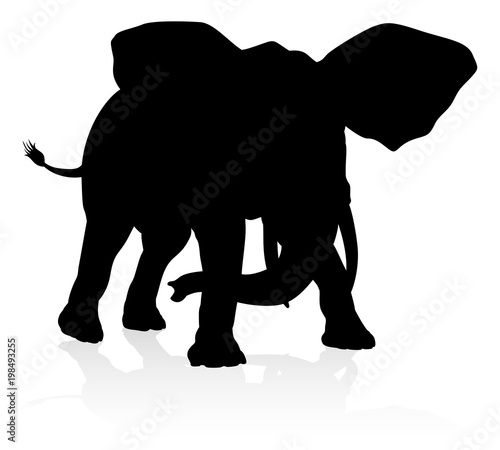 Elephant Animal Silhouette