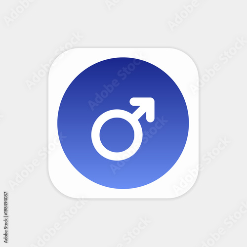 Modern Push Button Monogram
