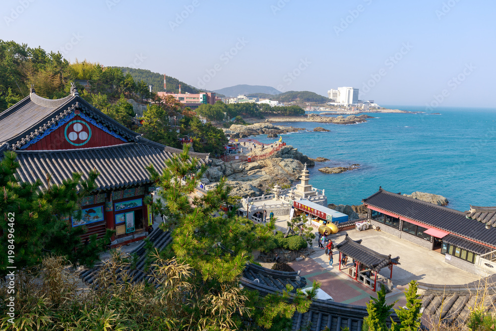 Haedong yonggungsa seaside temple in Busan