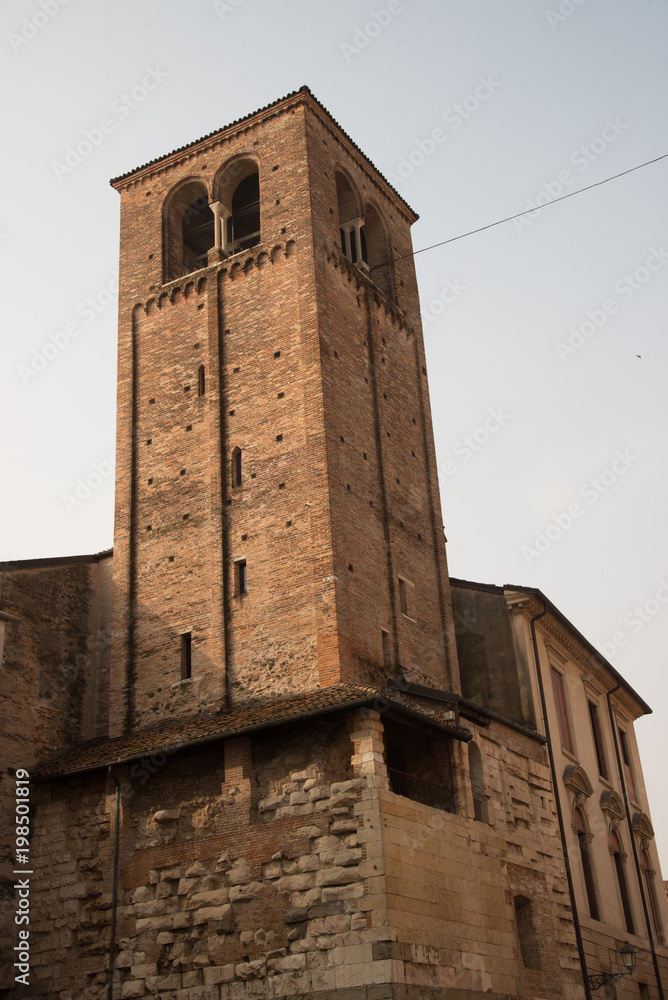 Torre del Tormento, Medieval tower in Vicenza, Italy