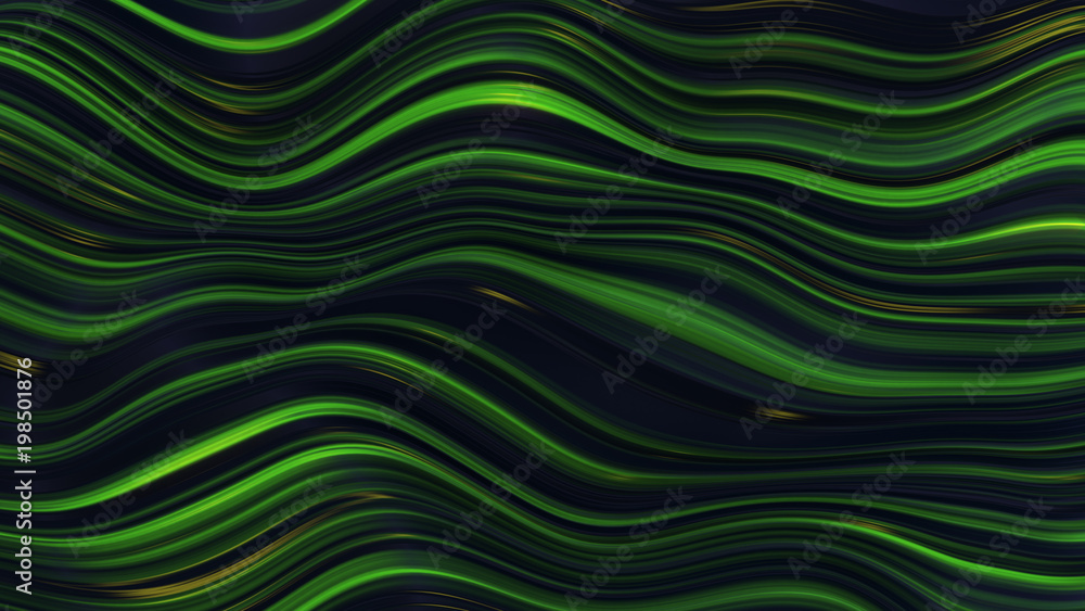 abstract green neon wave line filed abstract green neon wave line filed
