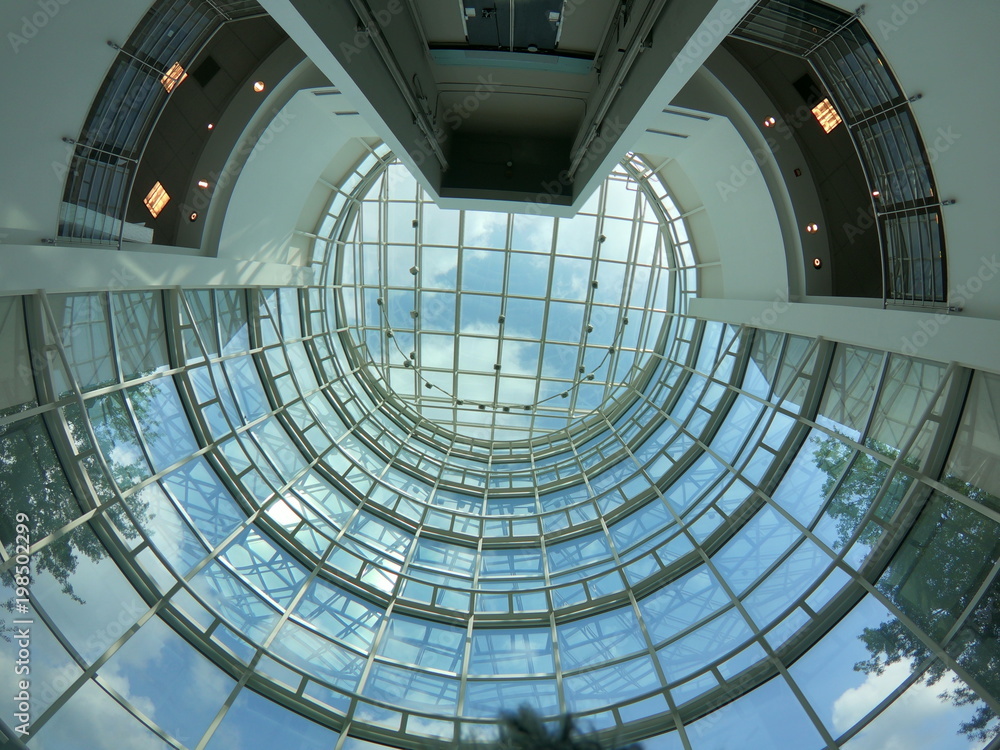 Naklejka premium glass ceiling