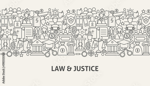 Law Justice Banner Concept