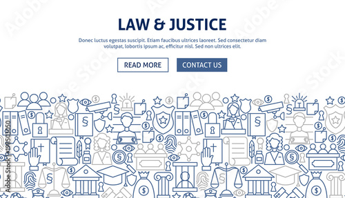 Law Justice Banner Design