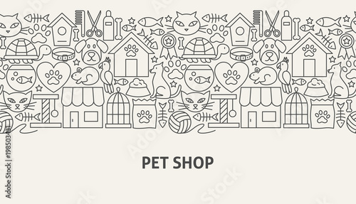 Pet Shop Banner Concept