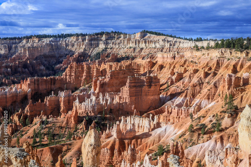Amazing View to the Mountains of the Bryce Canyon National Park, USA
