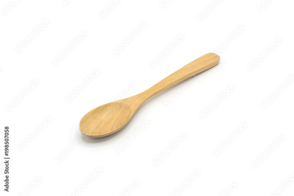 wooden spoon isolated on white background. wooden spoon isolated on white background.