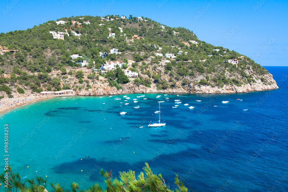 Ibiza Cala de Sant Vicent caleta de san vicente beach turquoise water