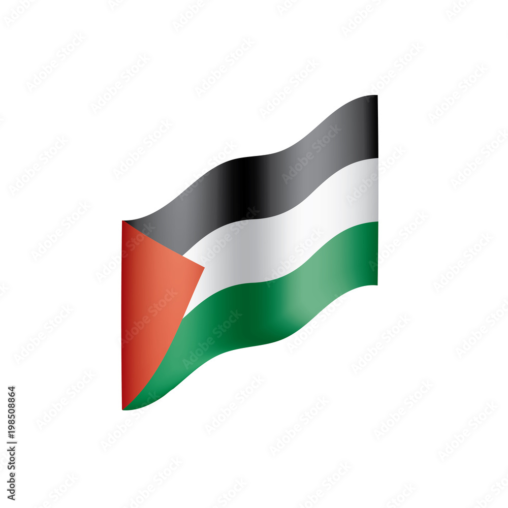 Palestine flag, vector illustration Palestine flag, vector illustration