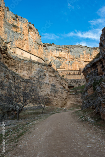 River canyon Mesa and jaraba monastery photo